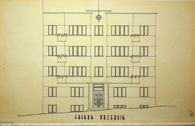Floorplan of the building №49. source: State Archive of Lviv Oblast