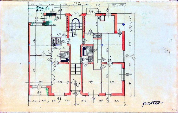Floorplan of the building №51, source: State Archive of Lviv Oblast