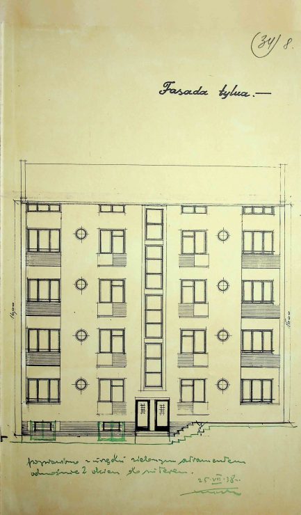 Floorplan of the building №55, source: State Archive of Lviv Oblast